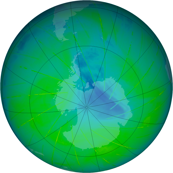 Ozone Map 2009-12-04